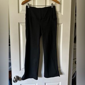 2 Black Flared Yoga Pants